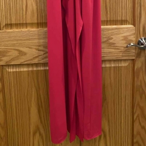 Halston Heritage Strapless Drape Back Flowy Gown - Picture 15 of 15